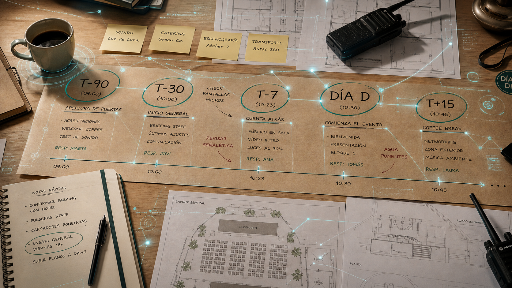 Timeline IA eventos